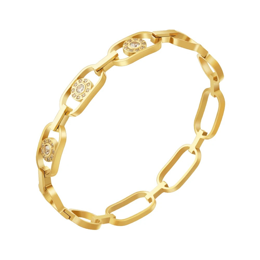 Bracelet en acier plaqué