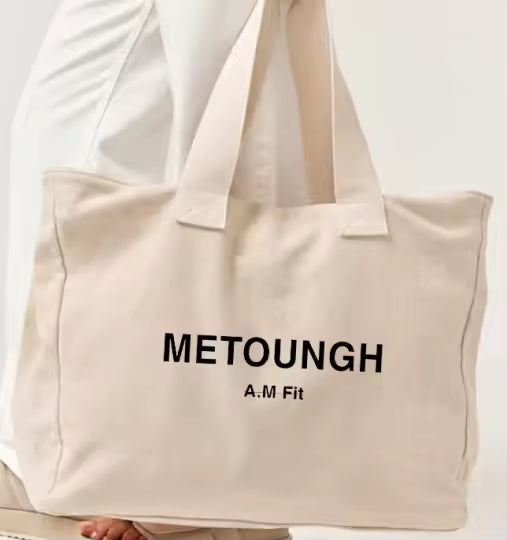 Grand Sac Fourre-Tout en Toile de Coton.