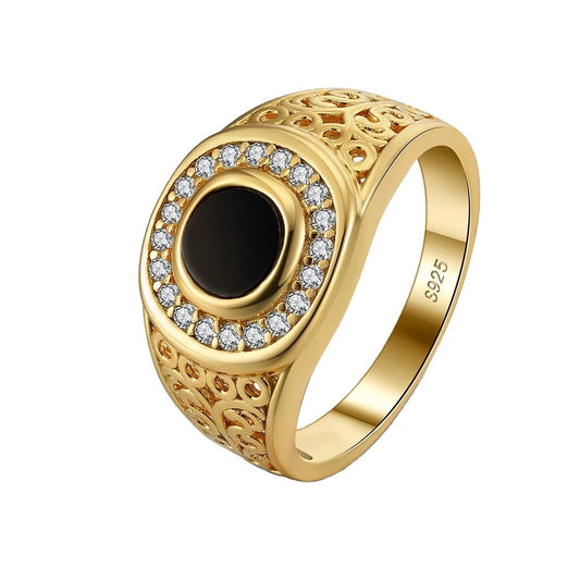 Chevalière à zircon S925