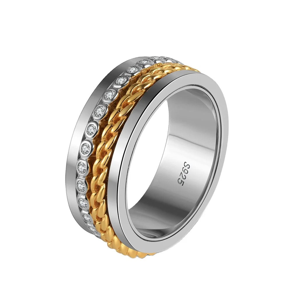 Anneaux or et argent