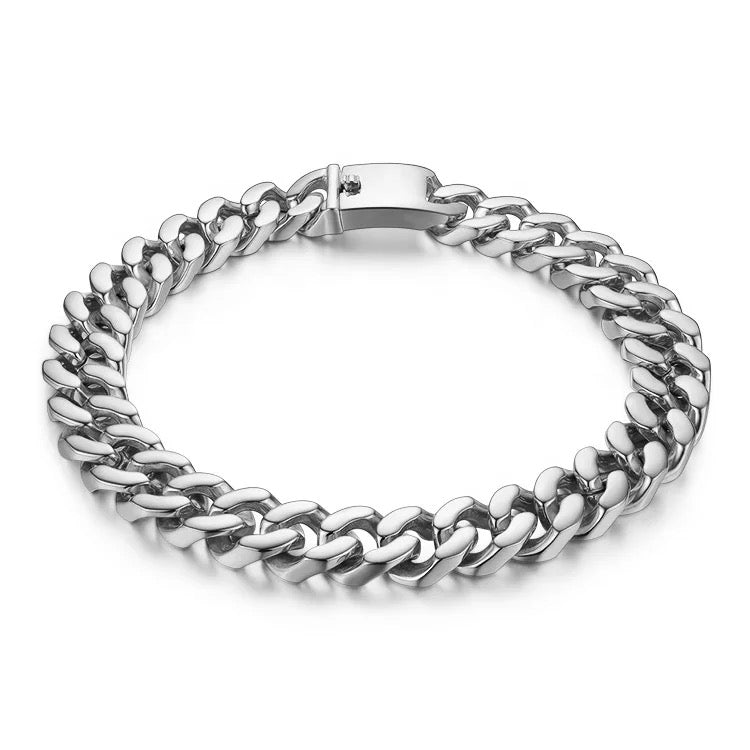 Bracelet tressé en métal