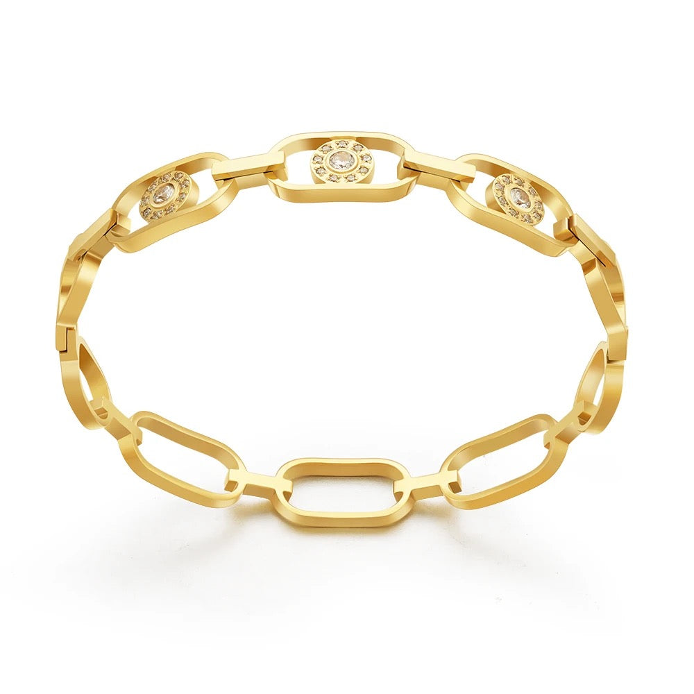 Bracelet en acier plaqué
