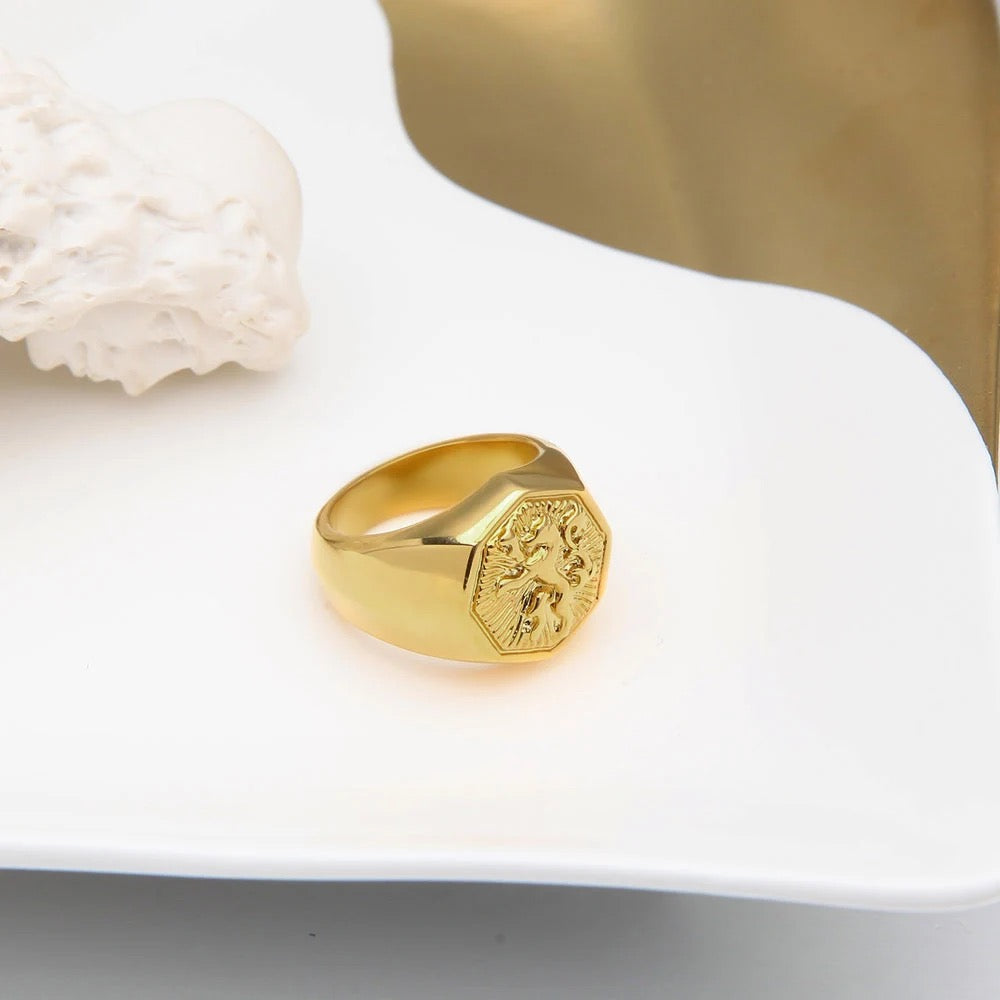 Bague unisexe en métal