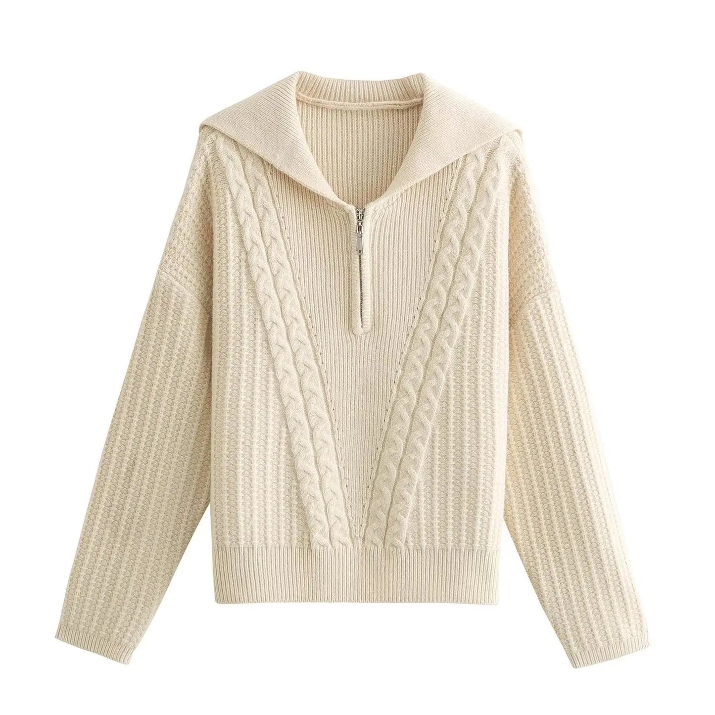 Pull en tricoté.