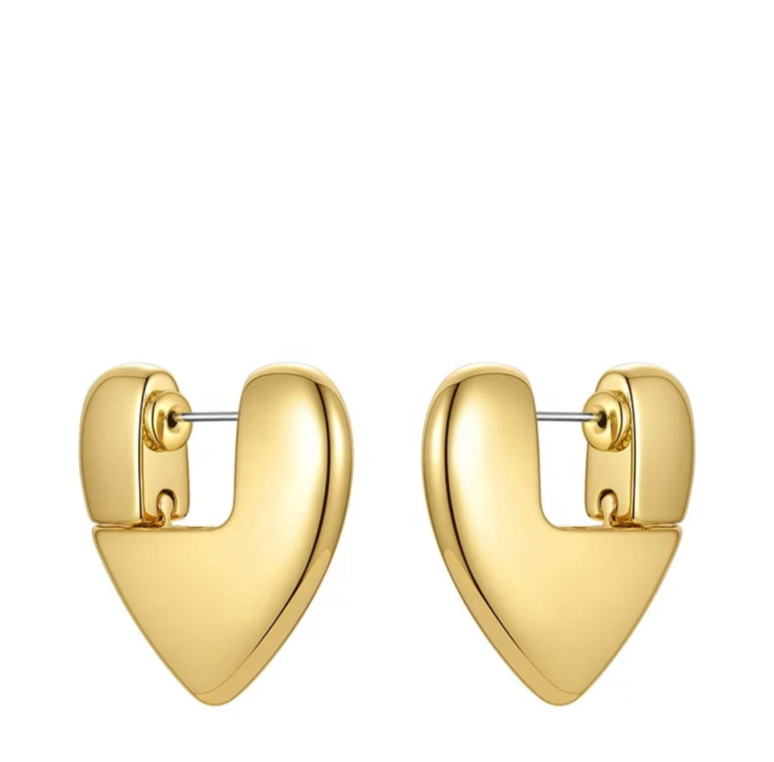 Heart stud