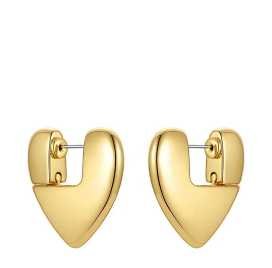 Heart stud